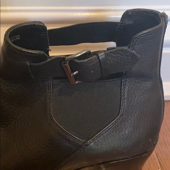 Splendid Black Leather Booties Size 7 - Picture 6 of 11